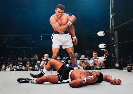 Muhammad Ali Iconic Photo